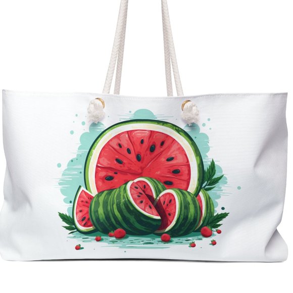 Watermelon Palestine Support Oversized Tote Bag Free Gaza I Stand with Palestine - Picture 1 of 5